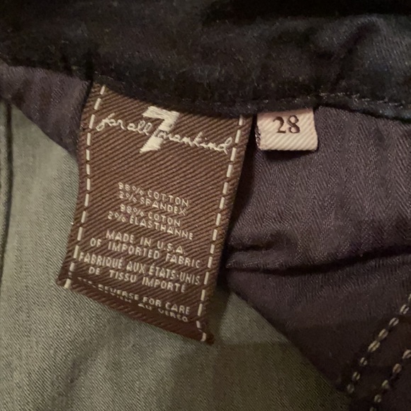 7 for All Mankind. The Skinny Size 28. Like New! - Picture 4 of 5